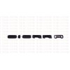 Auto Overlay Matte BLACK 2019+ GMC SIERRA LETTER EMBLEM Tailgate