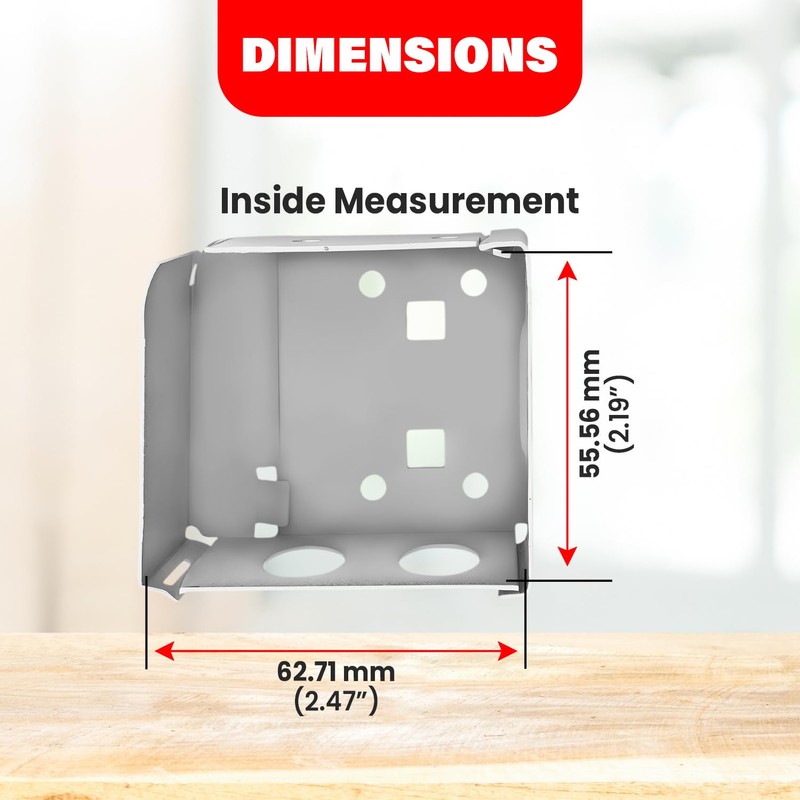Amazing Drapery Hardware 2" x 2 1/4" High Profile Box