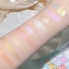 Glitter Eyeshadow Palette Eye Shadow Pallets for Women, Pink Silver