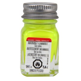 Testors Enamel Paint Open Stock .25oz-Yellow Fluorescent