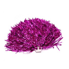 2PCS 30cm/11.8'' Cheerleading Cheerleader Ring Pom Poms Sports Party Accessories Dance Ball Party Sports Pompoms Cheer Pom for Colleage Team Spirit Corporate Events (Rose Red)