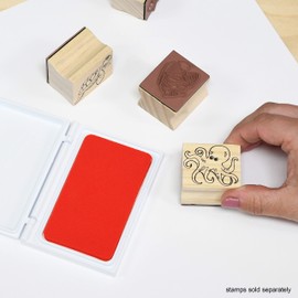 READY 2 LEARN Scented Stamp Pad - Citrus - Orange - Non-Toxic - Fade Resistant - Fun Art Supplies for Kids