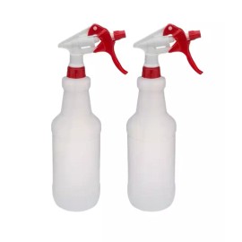 ASCOT TH97032 2 HEAVY DUTY EMPTY PLASTIC TRIGGER SPRAY BOTTLES 32OZ