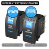 DaierTek LED Light Bar Rocker Switch and Rear Lights Rocker