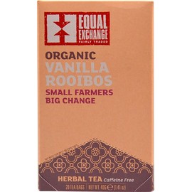 Equal Exchange Organic Herbal Tea Vanilla Rooibos -- 20 Tea Bags - 2 pc