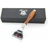 Wooden Razor for Men with 5 Edges Compatible Men's Razor