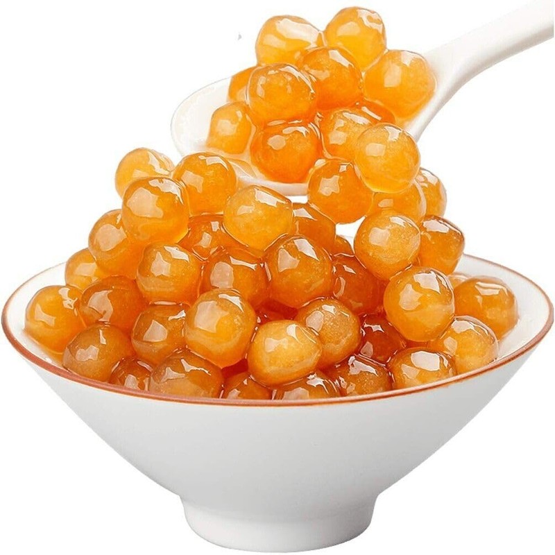 Premium CARAMEL Boba Tea Tapioca Pearls Ready in 5 Minutes