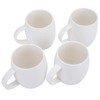 Foraineam Set of 6 Porcelain Mugs 15 Ounces White Coffee