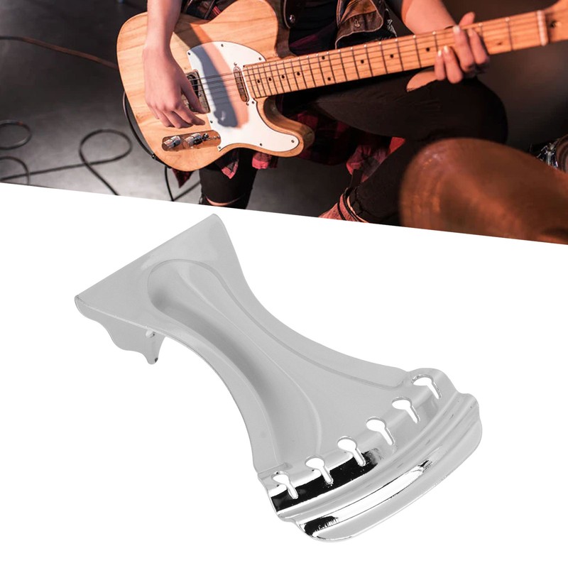 Guitar Tailpiece 6 String Bridge Alloy Easy Tuning Instrument Accessory
