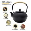 YJX 40.6 fl oz Cast Iron Teapot Set, Japanese Tetsubin