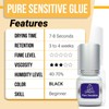 FORABELI PURE SENSITIVE Eyelash Extension Glue - No Fume Adhesive/Lash