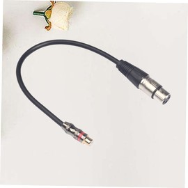 FUNOMOCYA 0.3m RCA Female to XLR Female Audio Connect Cable Adapter for Amplifiers and Microphones Construction for Professional Sound Equipment
