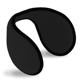 fiebig Ear muffs (ear warmers) for men and women, ear-band in one size, 54-63 cm, innovative ear protection keeps the ears warm in winter - black