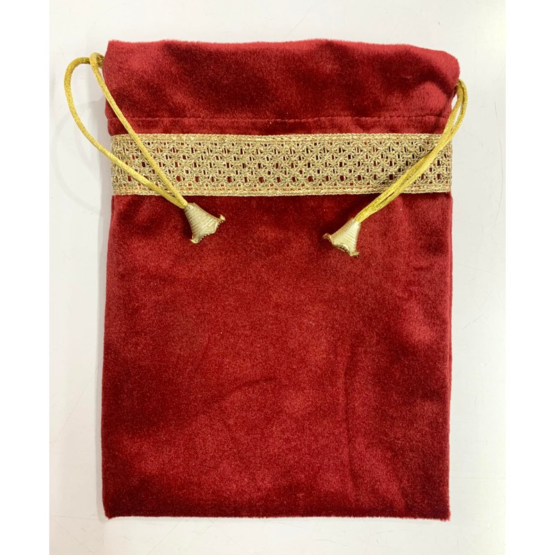 SMMS - Mantel de terciopelo espiritual (granate, mediano: 61 x
