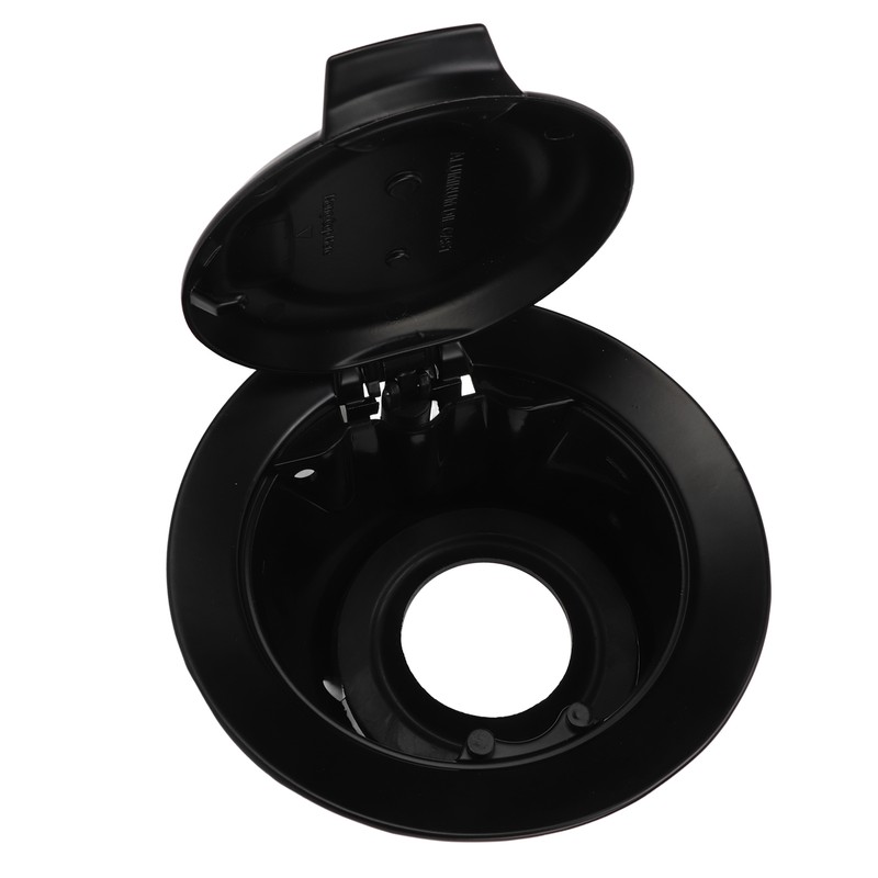 Fuel Filler Cap Matte Black 68250120AA Gas Door Cap Replacement