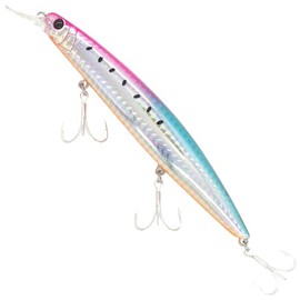 TSURINOYA 130S 24g Sinking Minnow Tungsten Sphere Moving Center of Gravity Wobn Roll Flounder Flatfish Blue Fish Sea Bass Lure DW112 (L-Pastel Sardine)