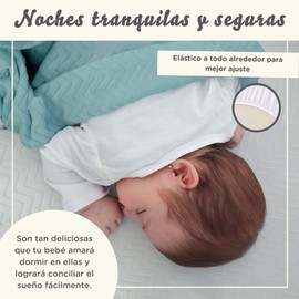 Nap Baby Sábana de Cajón para Mini Colecho de 50x90 cm - Super Suave - Rosa