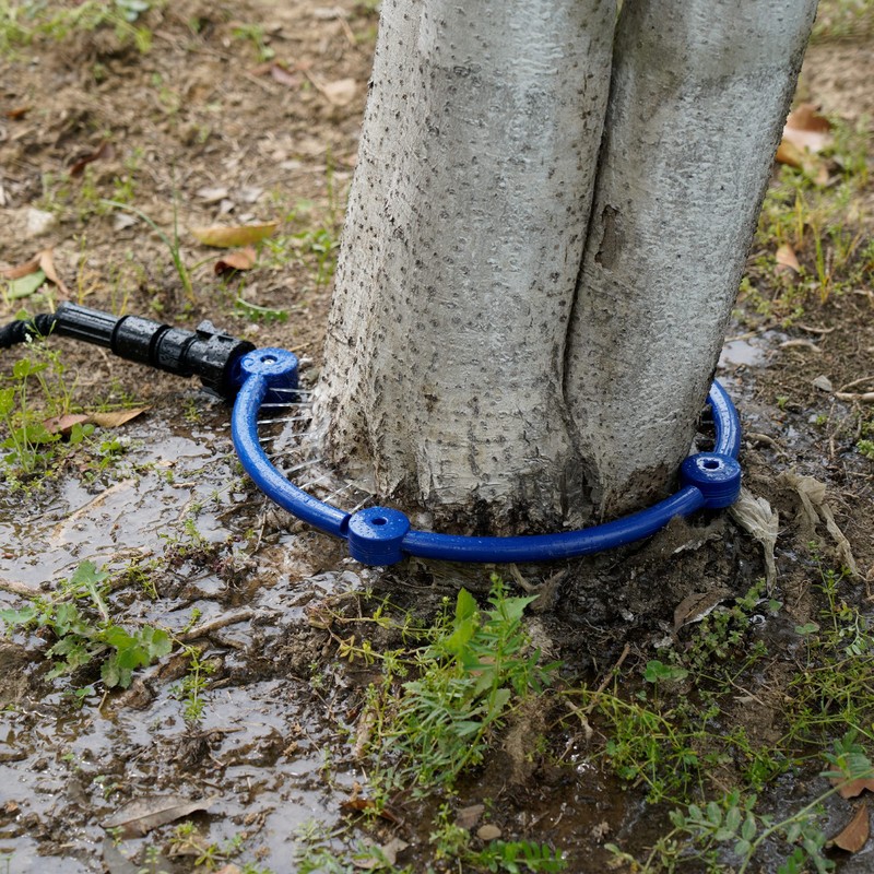 WBCBEC 360°Tree Water System Tree Watering Ring Circle Sprinkler and
