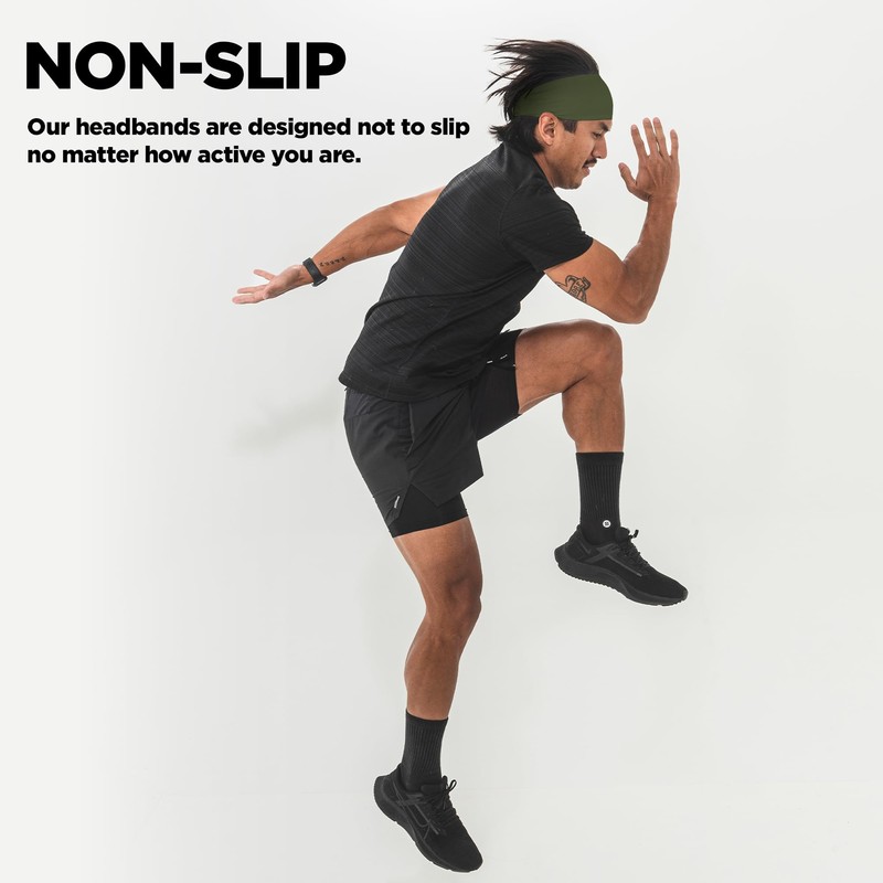 JUNK Brands Big Bang Lite Headband - Moisture-Wicking, Performance Fabric,