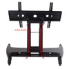 BIGalleons Mobile TV Mount Stand, Low Height Monitor Cart with