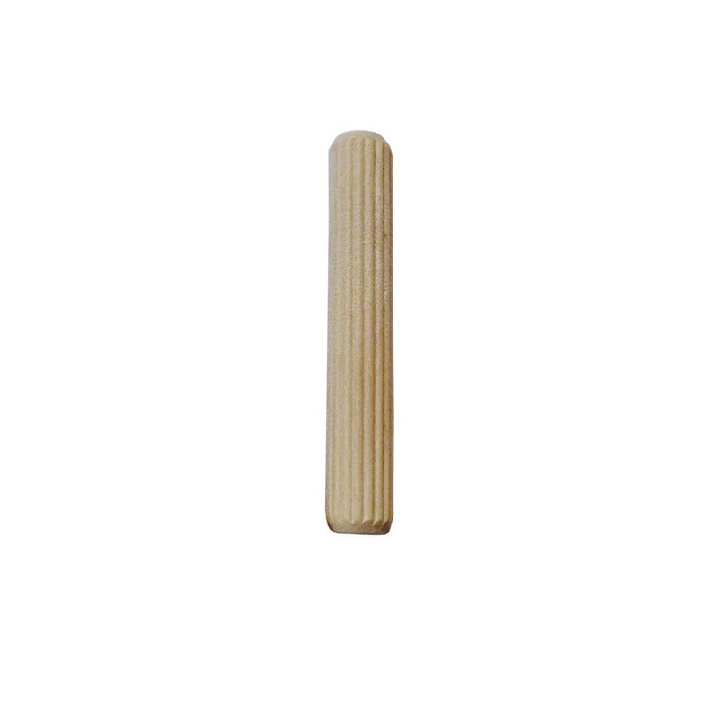 StarMall 1/4" x 2"(6x50mm) Best Fluted Wood Dowel Pins -