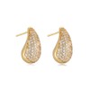 TOFBS Earrings for Women Waterdrop Drop with Diamond Earrings Chunky