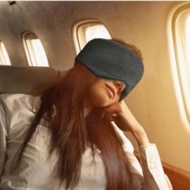 Eye mask, sleep eye mask, modal cotton blackout blindfold gray