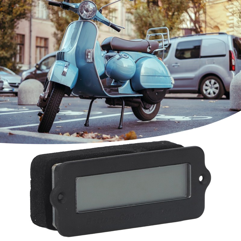 Battery Meter Real Time Monitor Reverse Connection Protection Waterproof Battery