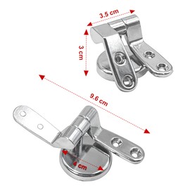 2 Pieces Toilet Seat Hinges, Toilet Seat Hinges, Toilet Seat Hinges, Toilet Seat Hinges, Soft Close Hinges, Toilet Seat Hinges
