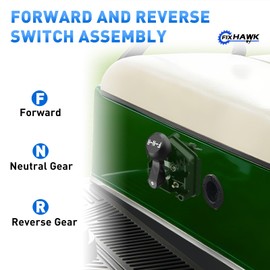 FIXHAWK Club Car DS 48 Volt Forward Reverse Switch Assembly with Handle, Micro Switch for 1996-Up Club Car DS and 2018-UP Tempo Golf Cart. Replaces OEM# 1017530-05 1012987