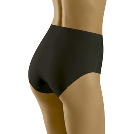 Wolbar Women's Bodice Briefs Shapewear Floral High Waist WB438, black