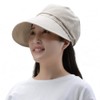 Kuai Women's Hat, Newsacket, Small Face, UV Protection, Washable, Foldable,