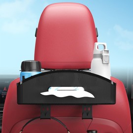 Car Back Seat Tissue Holder - Car Organizer Backseat Holder | Car Headrest Rear Seat Storage Box for Trucks SUVs RVs