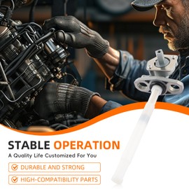 GoaMotors Fuel Valve Petcock with Lever 16950-HN7-003 Compatible with Honda Foreman 400 450 500 Foreman Rubicon 500 Rancher 350 420 Recon 250 TRX250 TRX350 TRX400 TRX420 TRX450 16963-HM8-000ZA