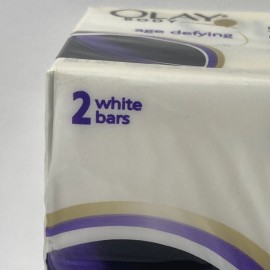 Olay Body Age Defying Defy White Bar Soap DISCONTINUED Old Formula 2 Pack - 5 (2) Packs; 10 Total Bars