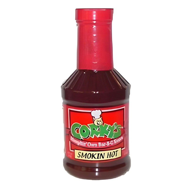 Corky's (Memphis' Own Bar-B-Q Sauce): Smokin Hot (18 oz.) Barbecue