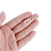 Anpro Pack of 120 Plastic Curtain Hooks White 2.8 x