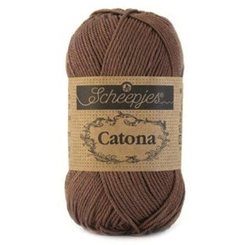 Scheepjes - Scheepjes 507 Schokolade Catona Garn - 1x50g