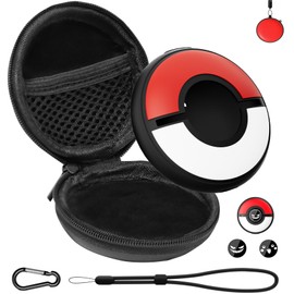 ポケモンGO Plus用OLCLSSキャリングケース+ 2023、ワイヤレススイッチプロコントローラ、ポケモンGO Plus+プレミアムシリコンケース、ブレ防止リストストラップ付き