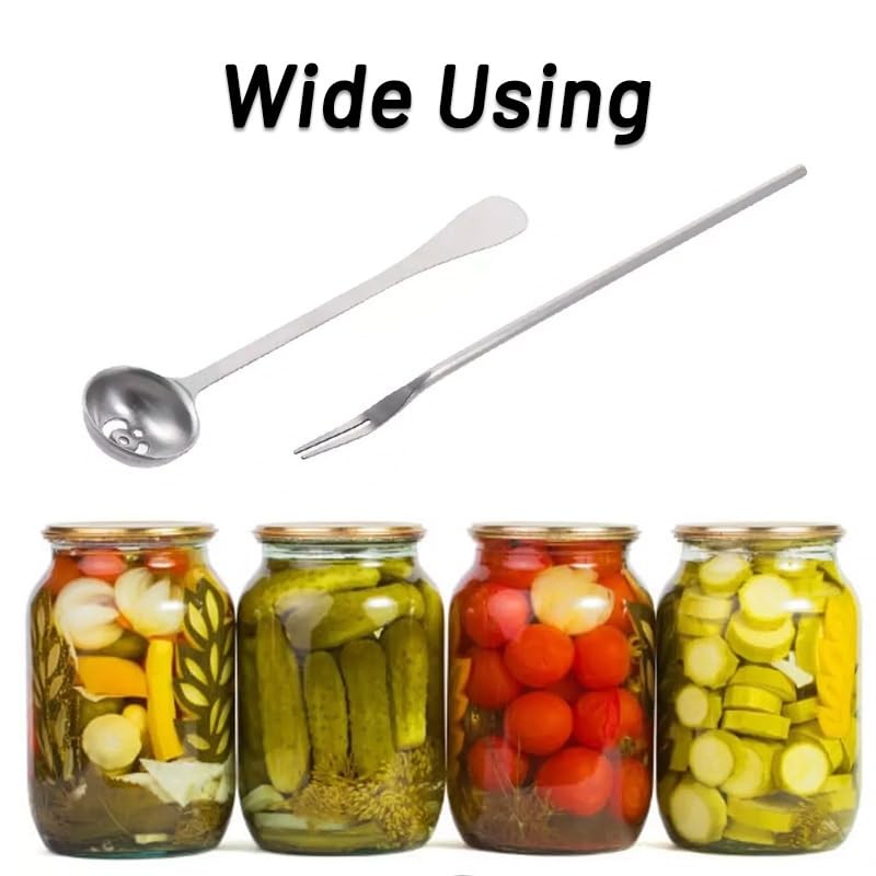 2 Pack Olive Spoon and Pickle Fork Set - 304