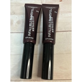 L'Oréal Lot of 2- LOreal Paris Infallible Paints Lips Metallic Smoldering Eclipse 334