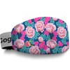 GogglesCover: Protective ski goggles cover, pink blue flowers design