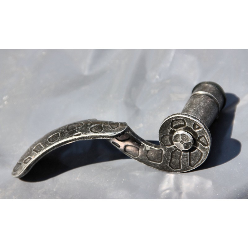 UHRIG Door Handle in Retro Look - Wrought Iron Handle