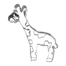 Staedter Giraffe Cookie Cutter, 12.5 cm, Stainless Steel Silver
