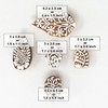 Small Floral Design Pottery Stamps - Indian Wooden Printing Stamps
