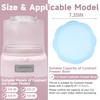 Silicone Lids for Cuisinart 1-1/2-Quart Freezer Bowl, 2 Pack Reusable