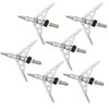 UP100 6PCS 2-Blade Broadheads Archery 50mm Cutting Diameter 100 Grain