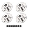 DMiotech 4pcs 8mm Inner Diameter H13xD16 Flange Coupling Connector Rigid