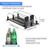 Upgraded Drink Organizer for Fridge，Soda Can Dispenser for Refrigerator，Automatic Self-Pushing