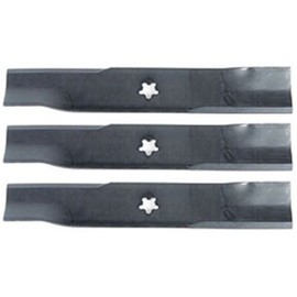 (3 Pack) Aftermarket Premium Replacement XHT Lawn Mower Deck Blade fits Sunbelt Canada B1SB12122 | 14-5/8" x 2-1/2" / 5 Point Star